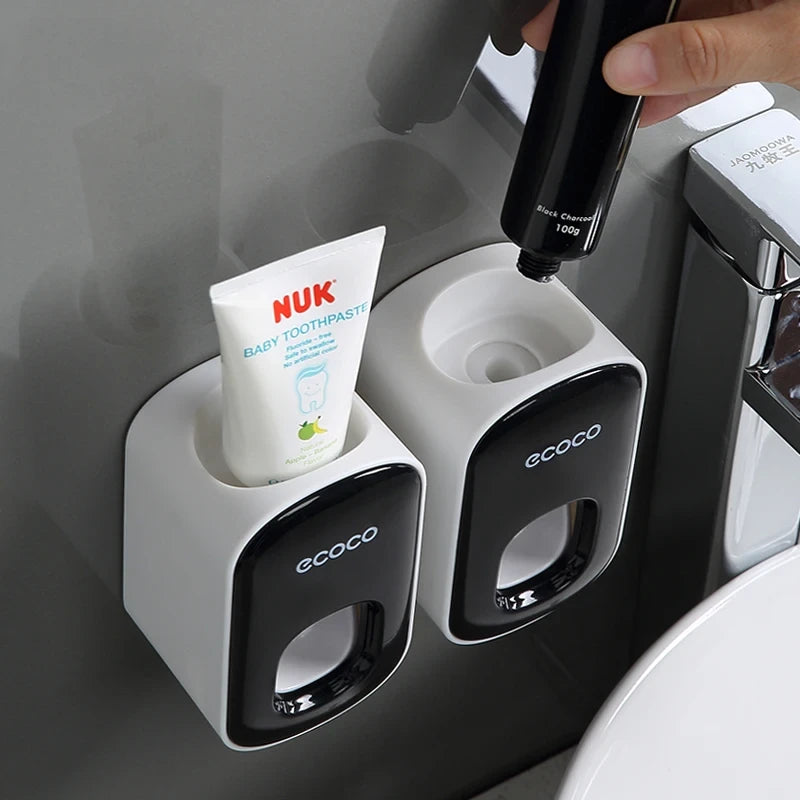 Automatic Toothpaste Dispenser Holder Set