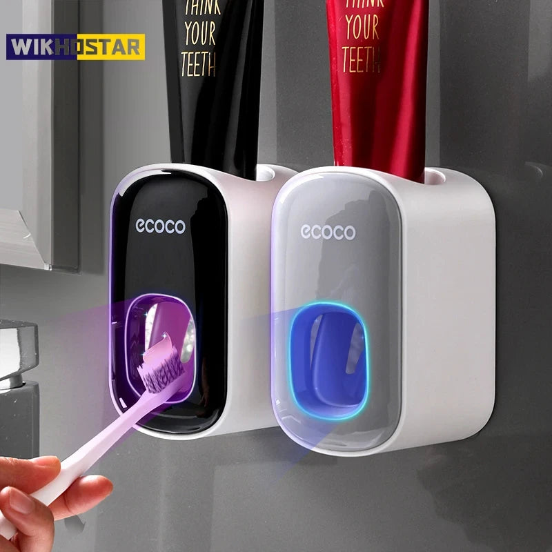 Automatic Toothpaste Dispenser Holder Set