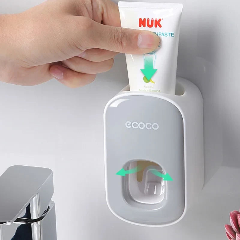 Automatic Toothpaste Dispenser Holder Set