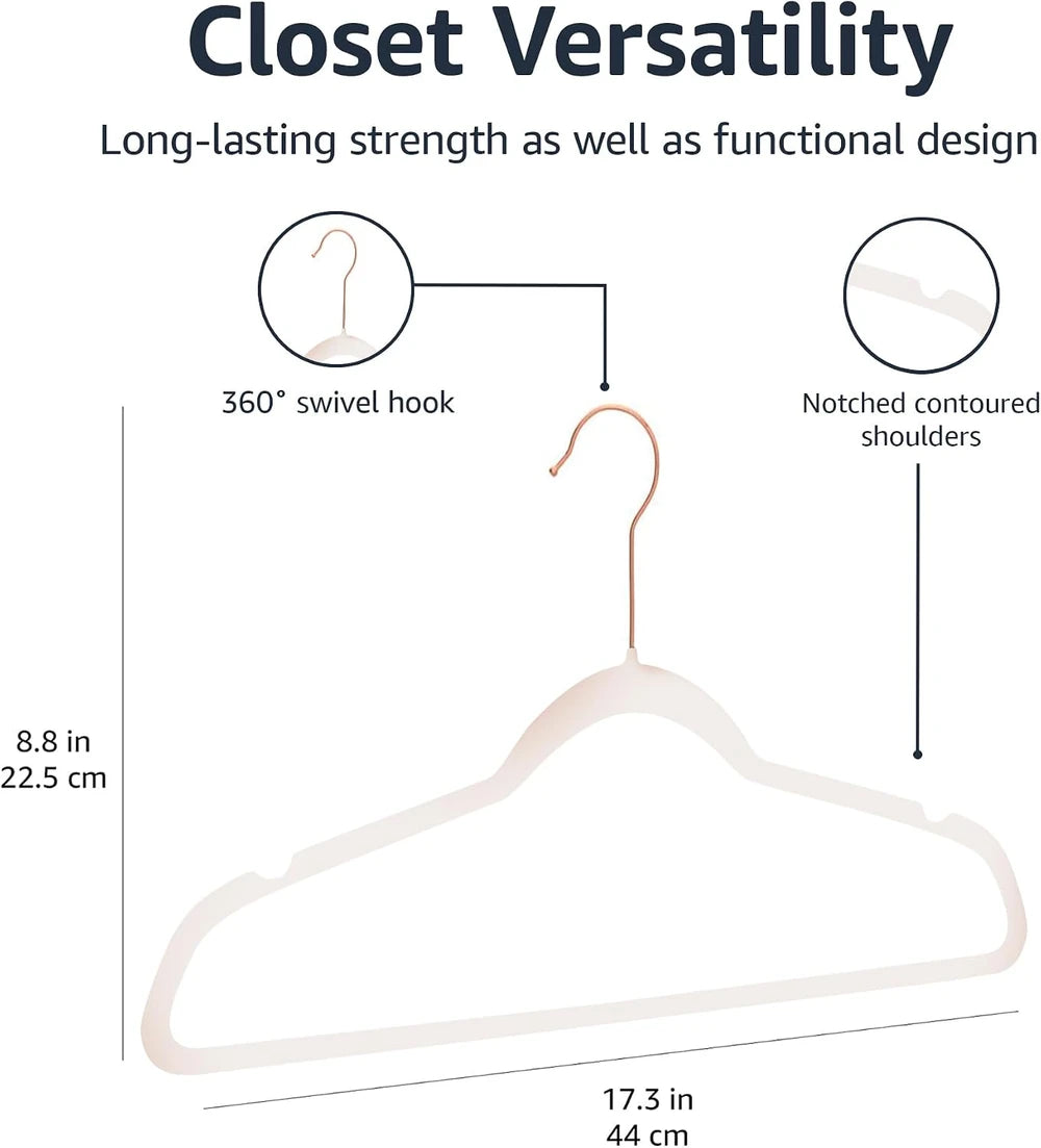 Velvet Non Slip Clothes Hangers