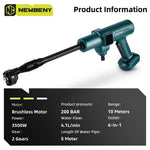 Cordless High Pressure Washer Gun