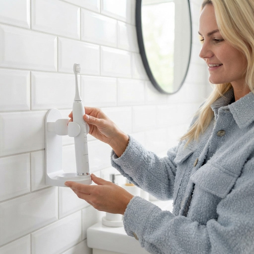 Wall Mounted Toothbrush Holder